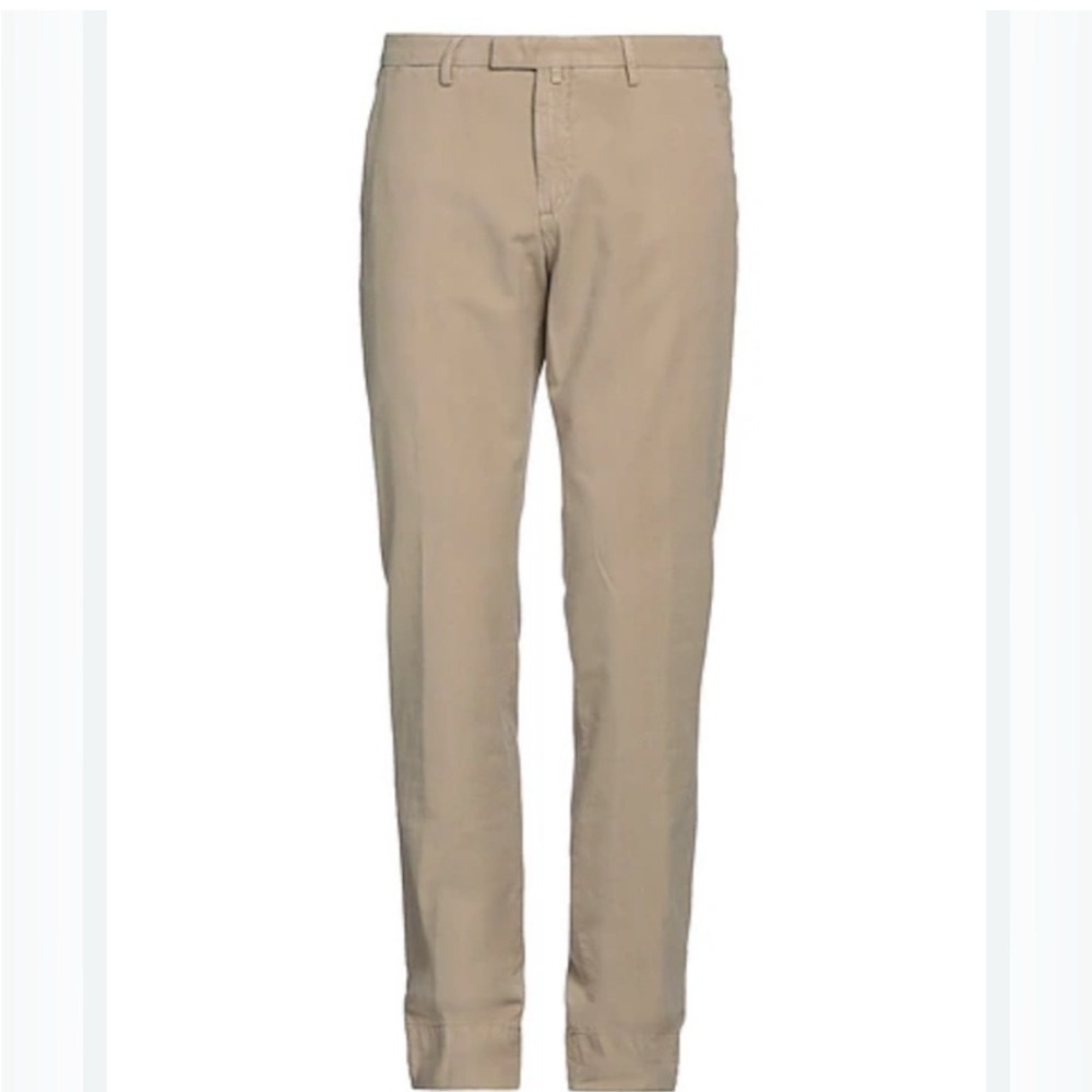 Briglia 1949 Italian khaki Slim tailored trousers 30(US) Cuffed/Pleated. NWT